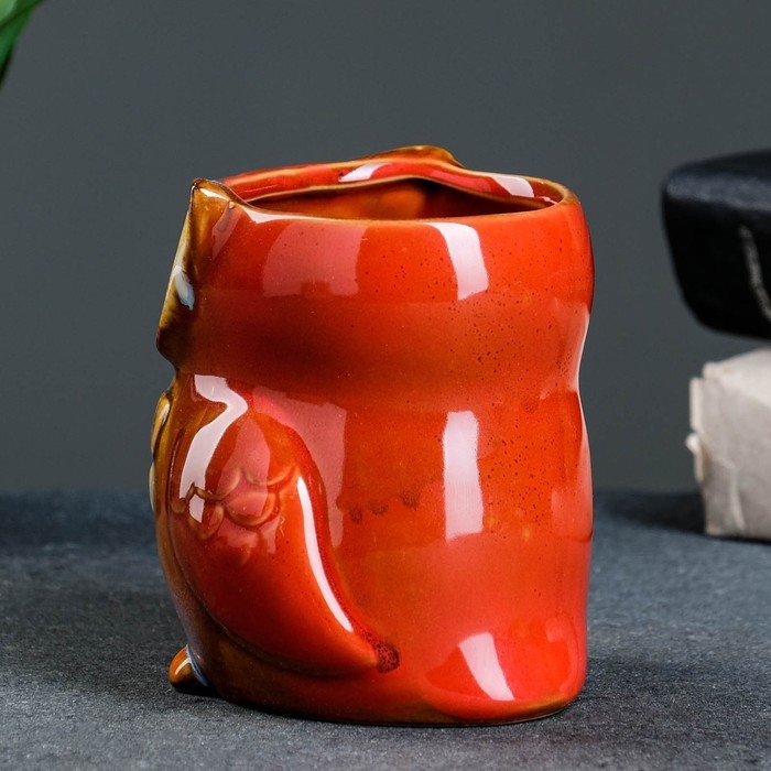 Набор кашпо  Набор кашпо "Филин" 10х8х8см, МИКС