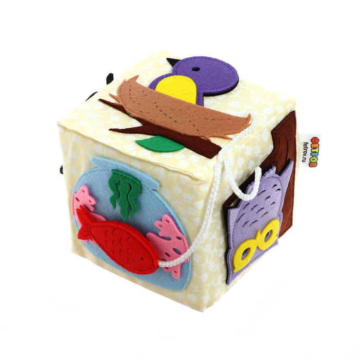 Кубик «Бизикубик. Кто где живёт» 9 × 9 см Кубик «Бизикубик. Кто где живёт» 9 × 9 см