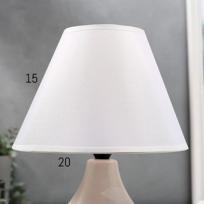 Лампа настольная 16369/1WT E14 40Вт белый 20х20х30 см RISALUX