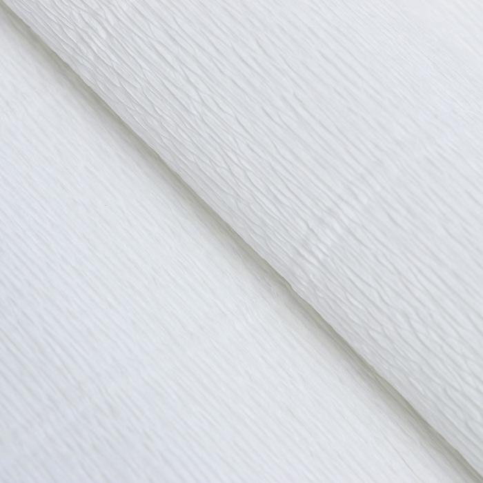 Бумага для упаковки и поделок, гофрированная, белоснежная, однотонная, двусторонняя, рулон 1шт., 0,5 х 2,5 м Бумага для упаковки и поделок, гофрированная, белоснежная, однотонная, двусторонняя, рулон 1шт., 0,5 х 2,5 м