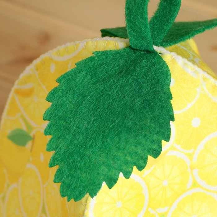 Шапка банная женская Шапка банная женская "Лимончик"