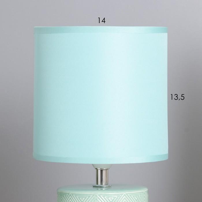 Лампа настольная Лампа настольная "Кито" 1х40Вт Е14 зеленый 13х13х25см
