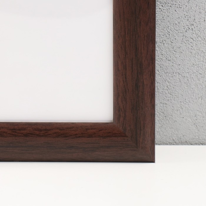 Фоторамка пластик "МИРАМ" 50х70 см, 647246 тёмный орех (пластиковый экран)