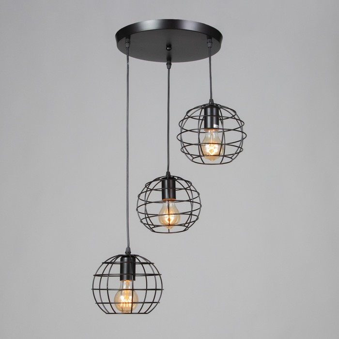 Светильник Светильник "Шар" 3хЕ27 40Вт 30х30х15-135 см