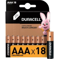 Батарейка DURACELL BASIC ААA/LR03-18BL