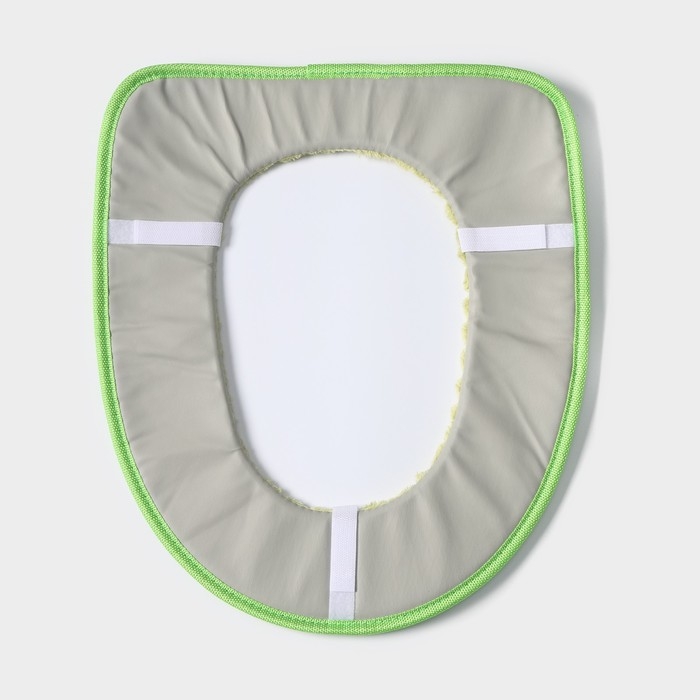 Чехол на сиденье для унитаза на липучках, цвет МИКС Чехол на сиденье для унитаза на липучках, цвет МИКС