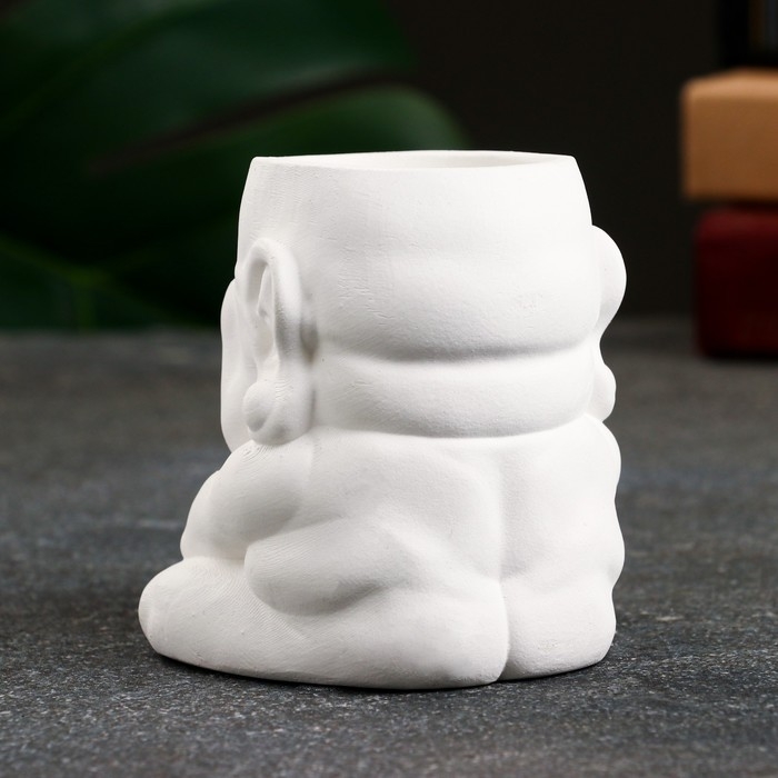 Фигурное кашпо  Фигурное кашпо "Будда" 8х8х7см