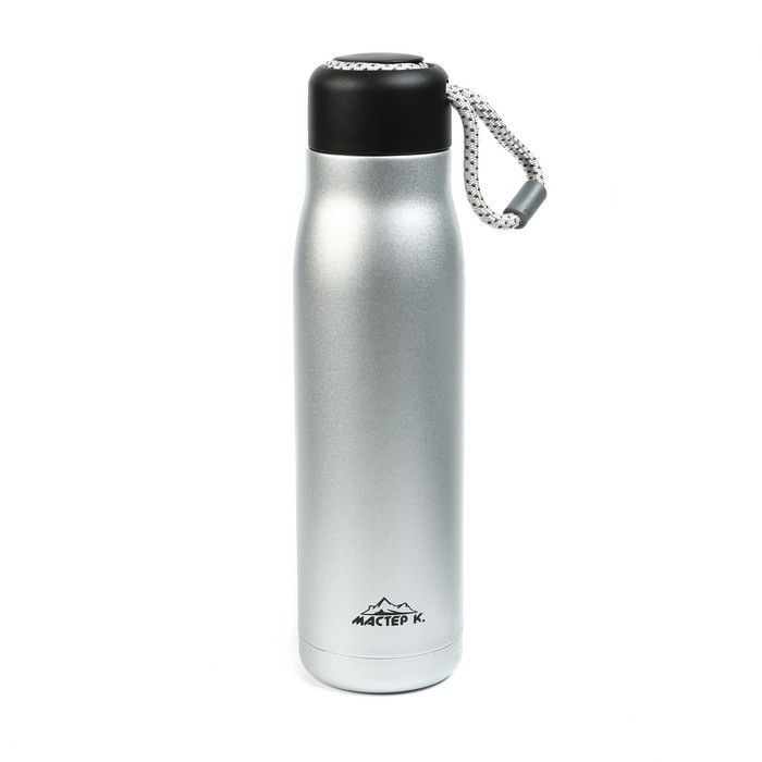 Термос, 600 мл, Тraveller  Термос, 600 мл, Тraveller "Мастер К.", сохраняет тепло 10 ч, 26 х 7 см, хром