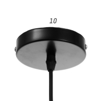 Светильник BayerLux 1653/1BK E27 40Вт черный 25х26х40-135 см