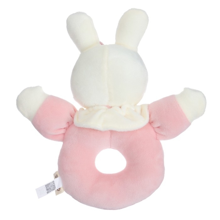 Погремушка мягкая на кольце «Милая зайка», Крошка Я Погремушка мягкая на кольце «Милая зайка», Крошка Я