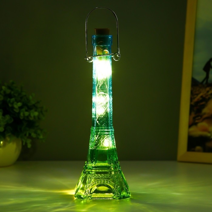 Ночник Ночник "Эйфелева башня" LED от батареек 3хLR44 8х8х25 см RISALUX