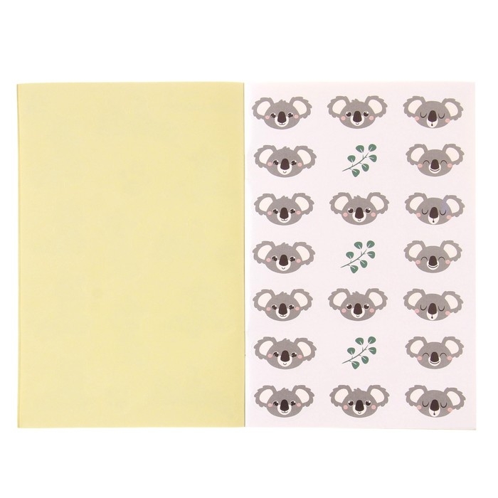 Наклейки детские в стикербуке &laquo;Оценки&raquo;, 8 листов, 12 х 18 см