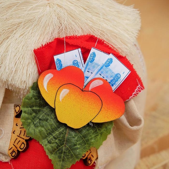 Оберег-домовой Оберег-домовой "Андрейка с мешком", 19х15х15 см, микс