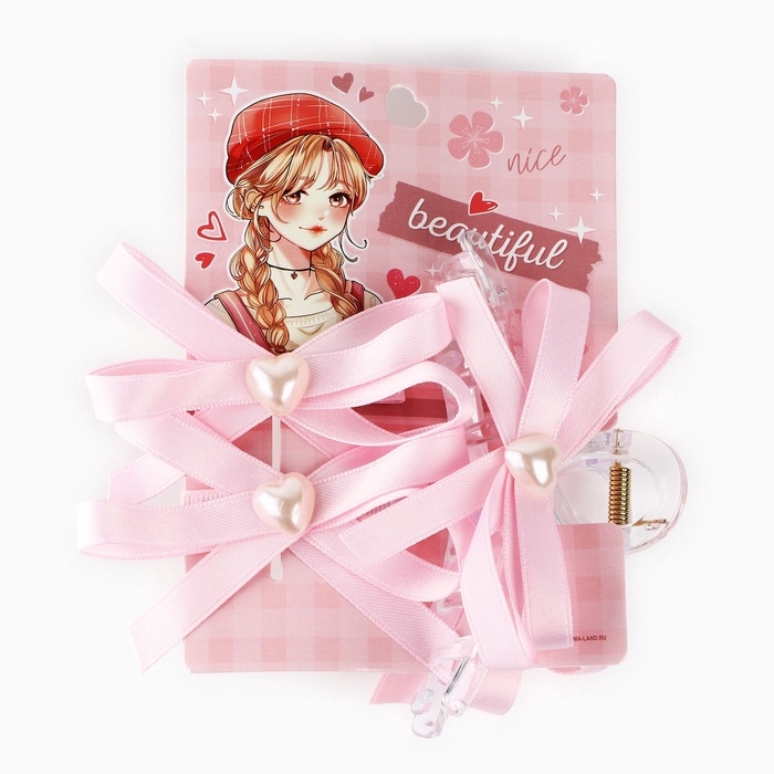 Краб для волос и заколки «Beautiful», 10 х 14 см Краб для волос и заколки «Beautiful», 10 х 14 см