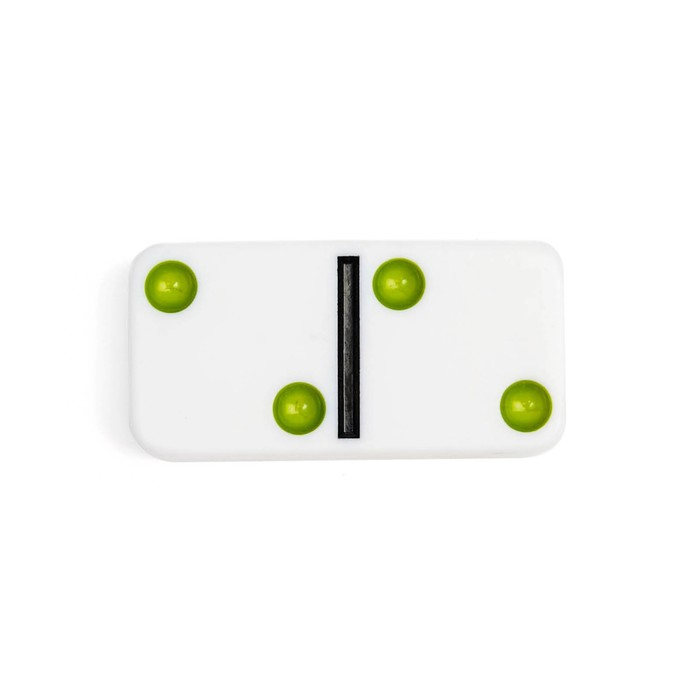 Домино пластиковое  Домино пластиковое "Тамарон", настольная игра, 19 х 12 см, костяшка 5 х 2.5 см, 28 штук