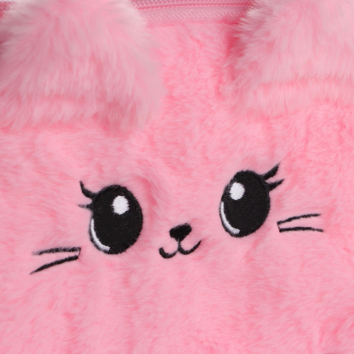 Пенал школьный из плюша «1 сентября: Очаровательный котик», 19,5 х 14,5 см Пенал школьный из плюша «1 сентября: Очаровательный котик», 19,5 х 14,5 см