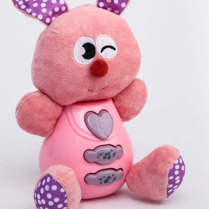 Игрушка развивающая музыкальная «Зайчик», 18 см Игрушка развивающая музыкальная «Зайчик», 18 см