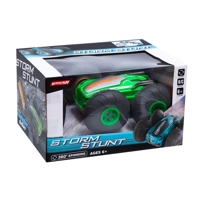 Машина-перевёртыш радиоуправляемая «Монстр», работает от аккумулятора, цвет жёлтый Машина-перевёртыш радиоуправляемая «Монстр», работает от аккумулятора, цвет жёлтый