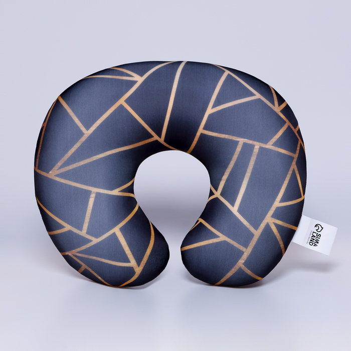 Подушка для путешествий антистресс «Золото на чёрном» Подушка для путешествий антистресс «Золото на чёрном»