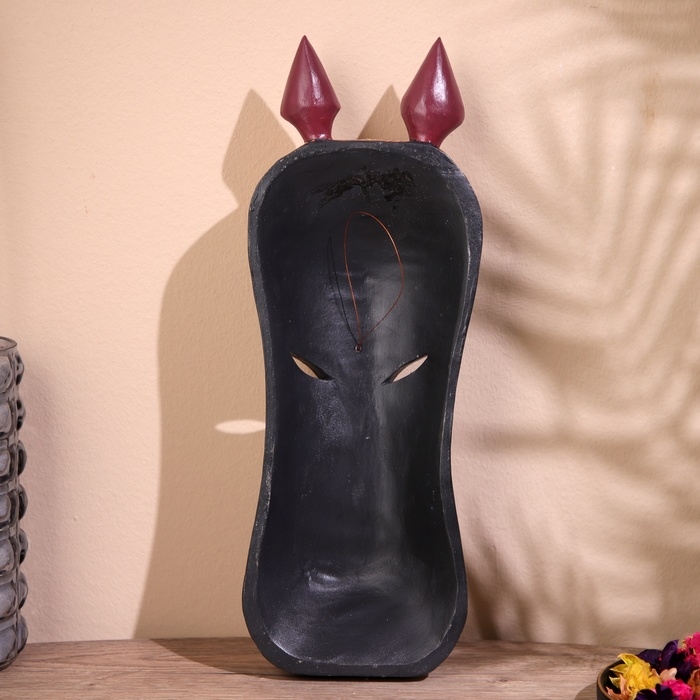 Маска Маска "Бегемот" дерево 40 см