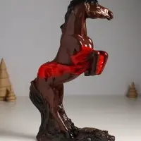 Фигура "Победоносный конь" 34х22х9 см, коричневый Фигура "Победоносный конь" 34х22х9 см, коричневый