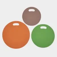 Набор досок разделочных гибких 3 шт, круглые, 32;27;22