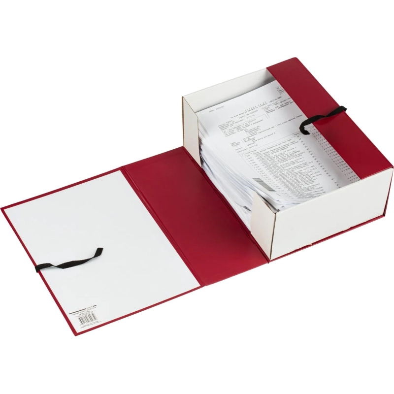 Папка архивная складная ATTACHE,120 мм,красн