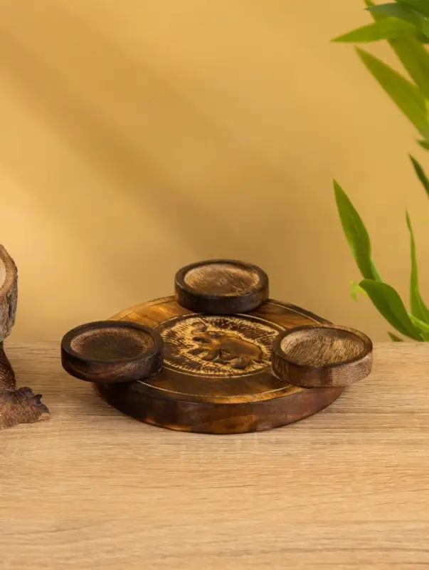 Подставка под благовония  Подставка под благовония "Слон" дерево 16,5 см