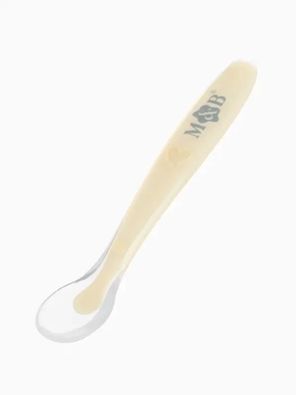 Mum&Baby Ложка для первого прикорма в контейнере, бежевая Mum&Baby Ложка для первого прикорма в контейнере, бежевая