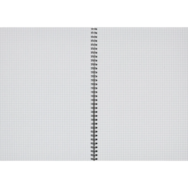 Тетрадь общая Attache Cristal,96л,клет,А4,спир,обл.мел.карт