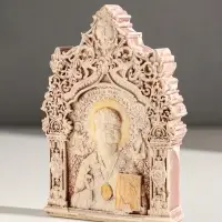 Икона &laquo;Николай Чудотворец&raquo;, с подвесом, 12&times;8&times;2 см, гипс, роспись