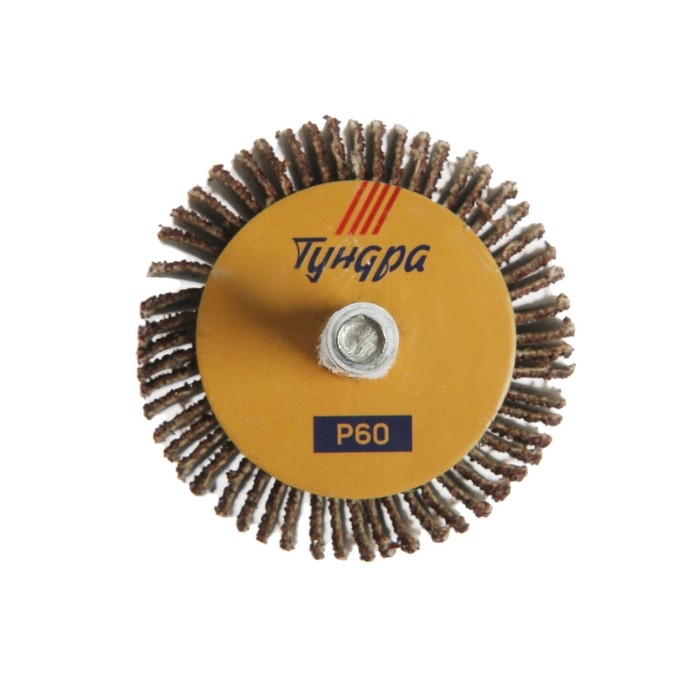 Круг лепестковый радиальный ТУНДРА, 40 х 20 х 6 мм, Р60 Круг лепестковый радиальный ТУНДРА, 40 х 20 х 6 мм, Р60
