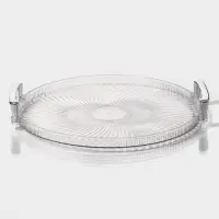 Диспенсер для напитков вращающийся Доляна &laquo;Графин&raquo;, 4 отделения 1.6 л, 4 стакана 350 мл, белый