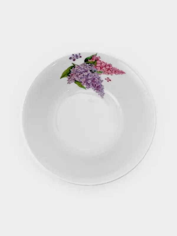 Салатник Добрушский завод &laquo;Сирень&raquo;, 360 мл, d=14.5 см, фарфор, белый