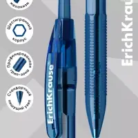 Ручка шариковая автоматическая ErichKrause R=301 Matic Original, узел 1 мм, синяя