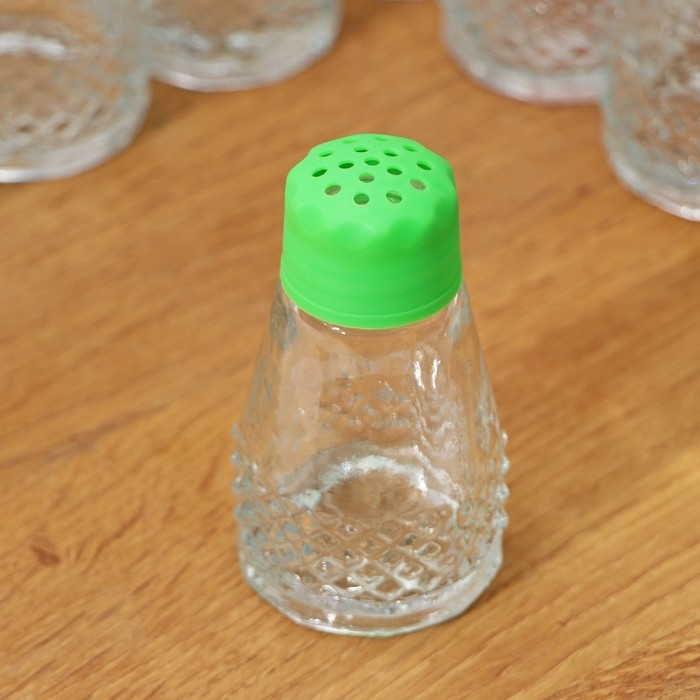 Набор стеклянных солонок Доляна «Глория», 50 мл, 4,5×8 см, 20 предметов, цвет МИКС Набор стеклянных солонок Доляна «Глория», 50 мл, 4,5×8 см, 20 предметов, цвет МИКС