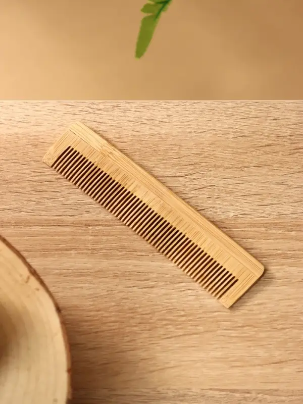 Расчёска, 13.5 см, бамбук