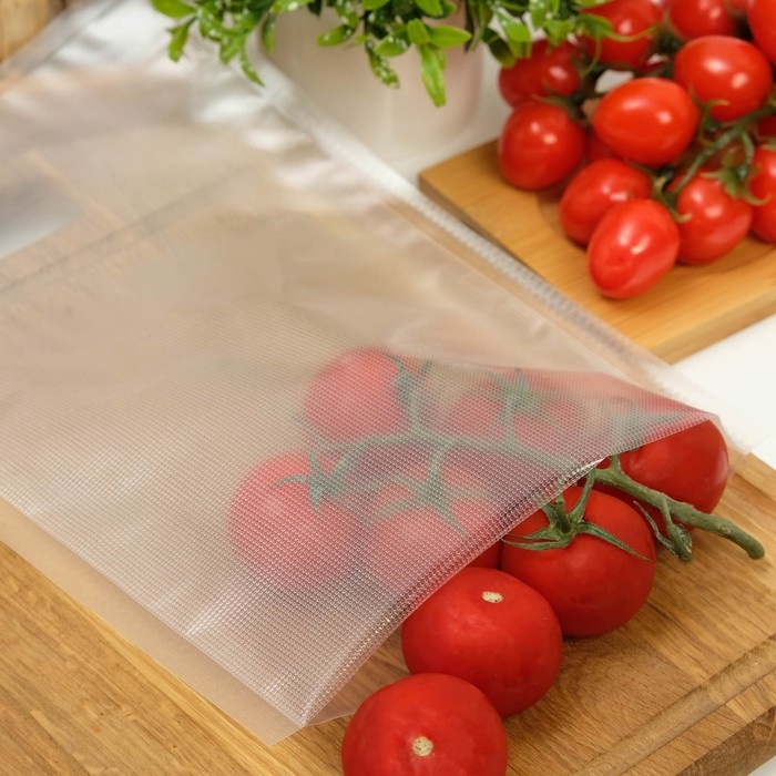 Набор пакетов для вакууматора, рифленые, 50 шт, 28 х 35 см Набор пакетов для вакууматора, рифленые, 50 шт, 28 х 35 см