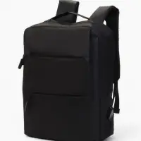 Рюкзак городской на молнии, с USB, 4 кармана, размер 30&times;12&times;43 см, чёрный