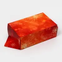Подарочная коробка - конфета новогодняя складная «Новогодний Венок», 14×22×8 см