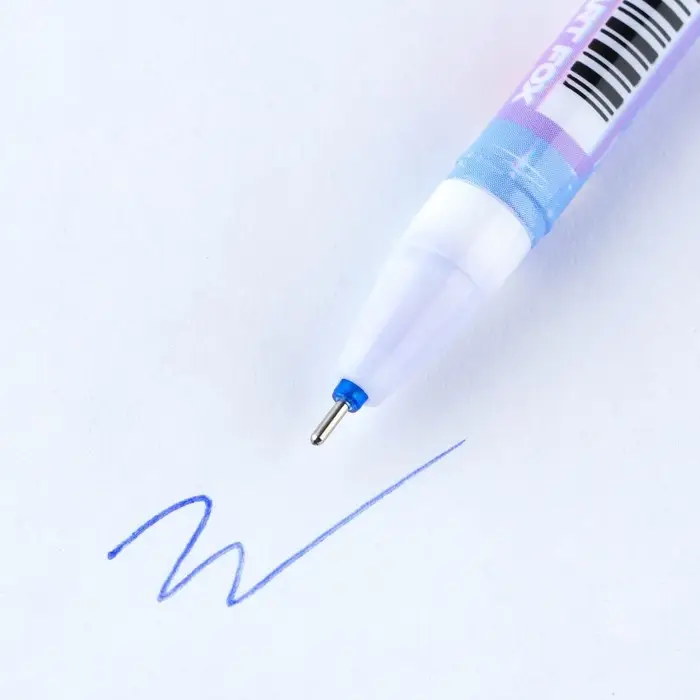 Ручка пиши-стирай, синяя паста, гелевая, 0.5 мм, с колпачком, пластик «Единорог» Ручка пиши-стирай, синяя паста, гелевая, 0.5 мм, с колпачком, пластик «Единорог»