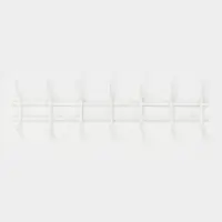 Вешалка настенная "Уют 7" 7 крючков, цвет белый