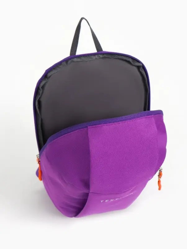 Рюкзак спортивный TEXTURA, на молнии, с карманом, размер 20&times;11&times;39 см, фиолетовый
