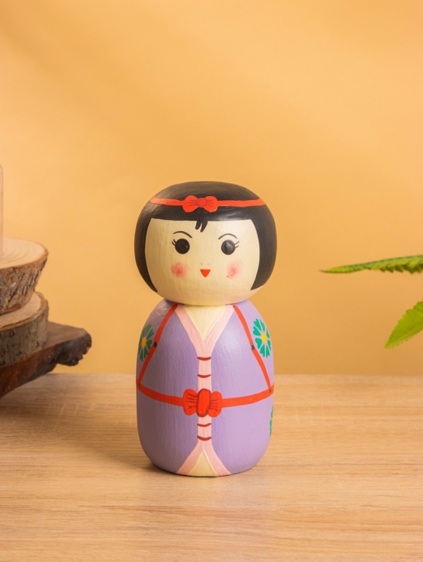 Деревянная кукла кокеши Деревянная кукла кокеши "Зои" 7х7,5х15 см