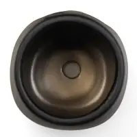 Горшок для цветов &laquo;Мистер Твикс&raquo; керамический, 1 л, 12&times;12&times;12 см, чёрный