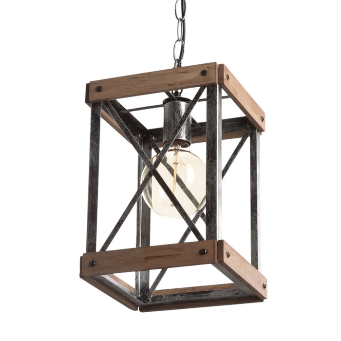 Светильник "Лунго" Е27 40Вт черный 15х15х20-170см