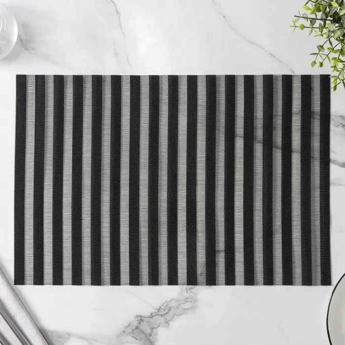 Салфетки сервировочные на стол Magistro, 4 шт., 30&times;45 см, чёрные