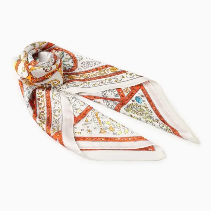 Платок женский MINAKU, размер 70×70 см, белый
