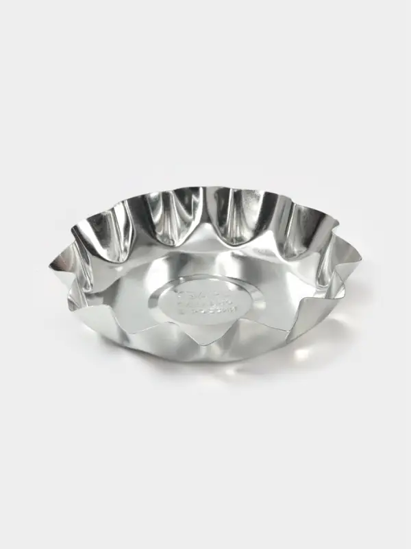 Форма для выпечки печенья, d=9.6 см, h=2 см, жесть, серебристая