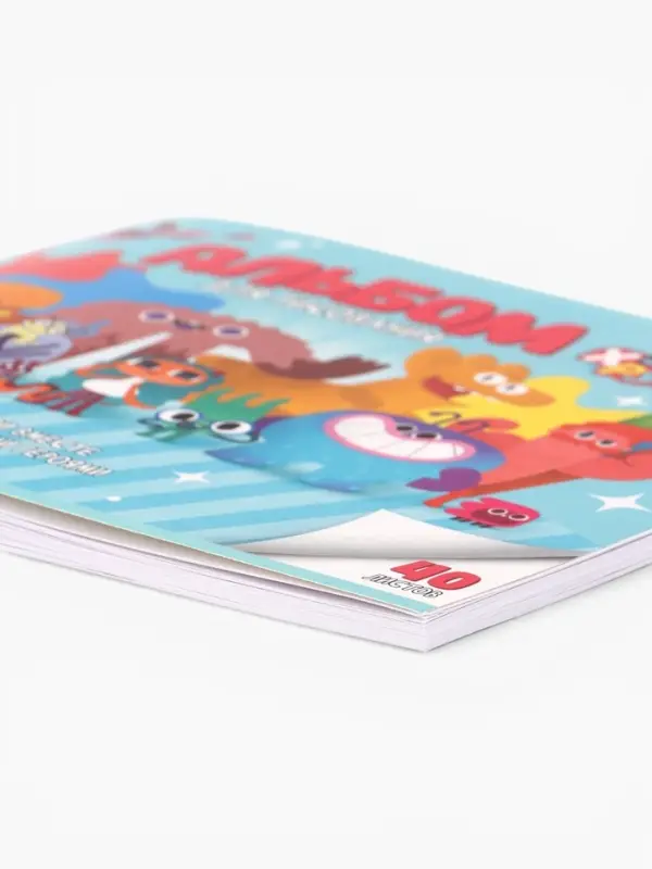 Альбом для рисования А4, 40 листов 90 г/м&sup2;, на скрепке, &laquo;Ум и Хрум&raquo;